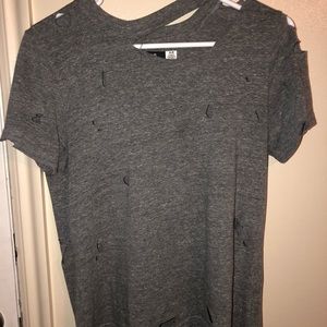 grey t-shirt